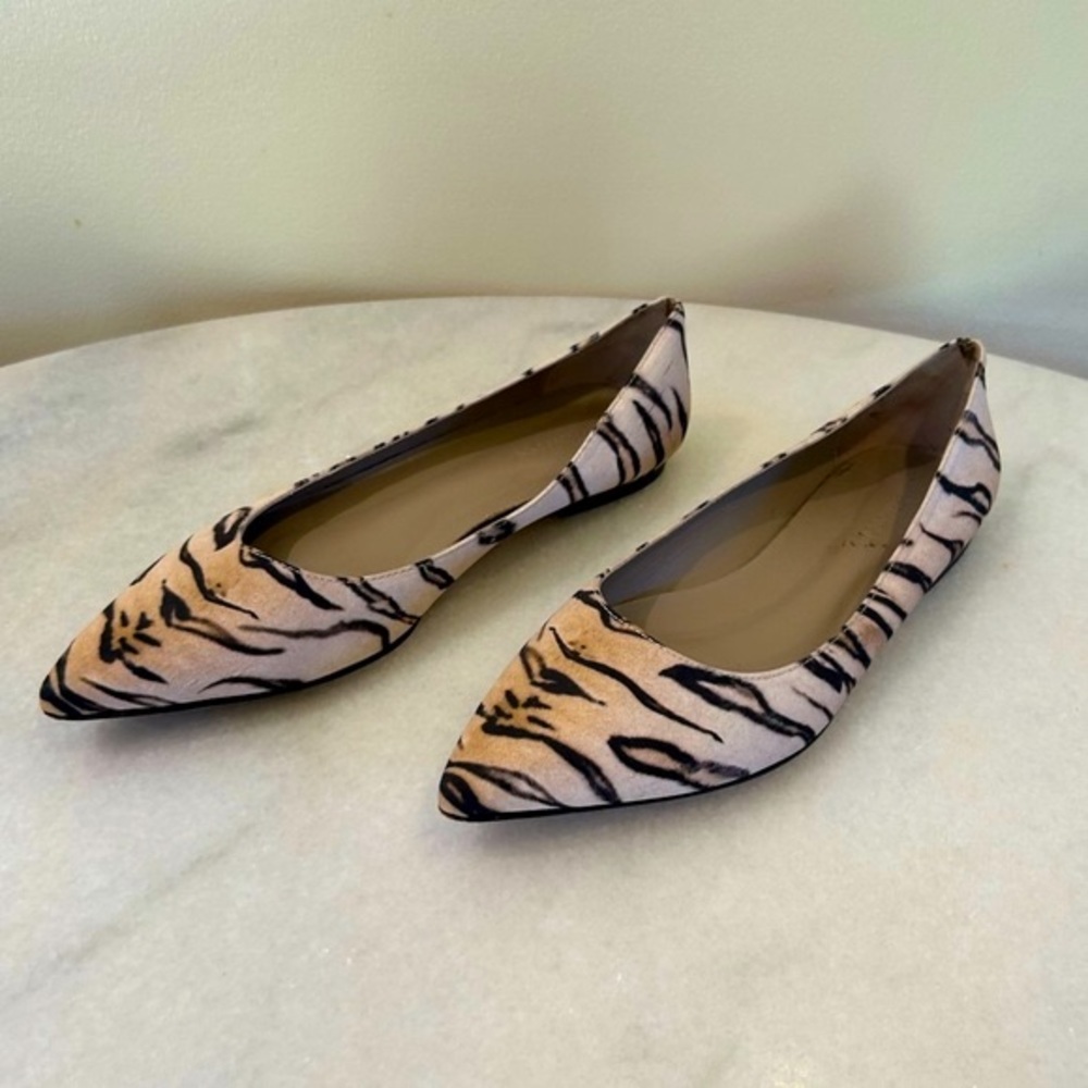 Zimmermann Tiger Print Flats, size 39